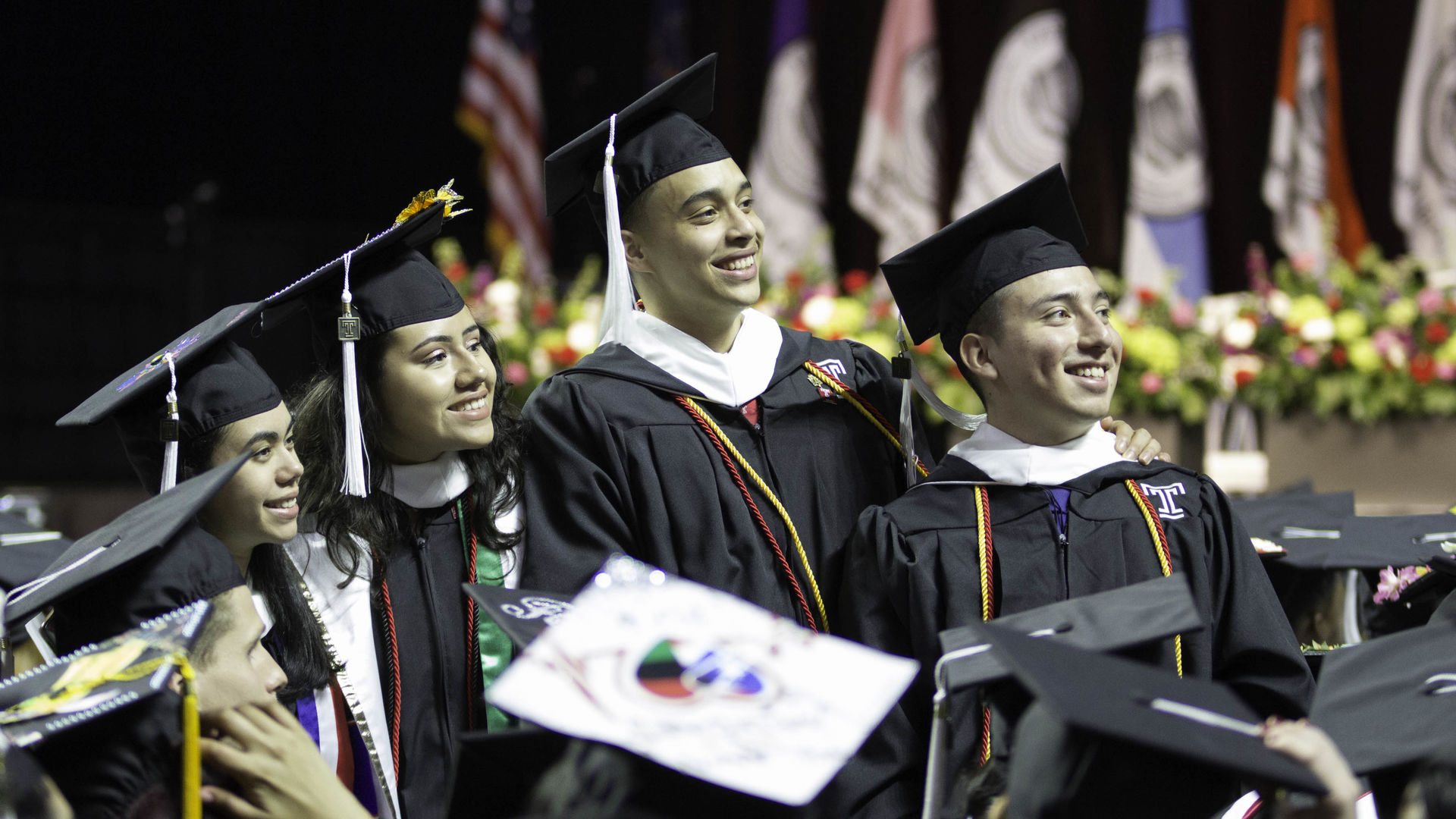 image of graduates standing