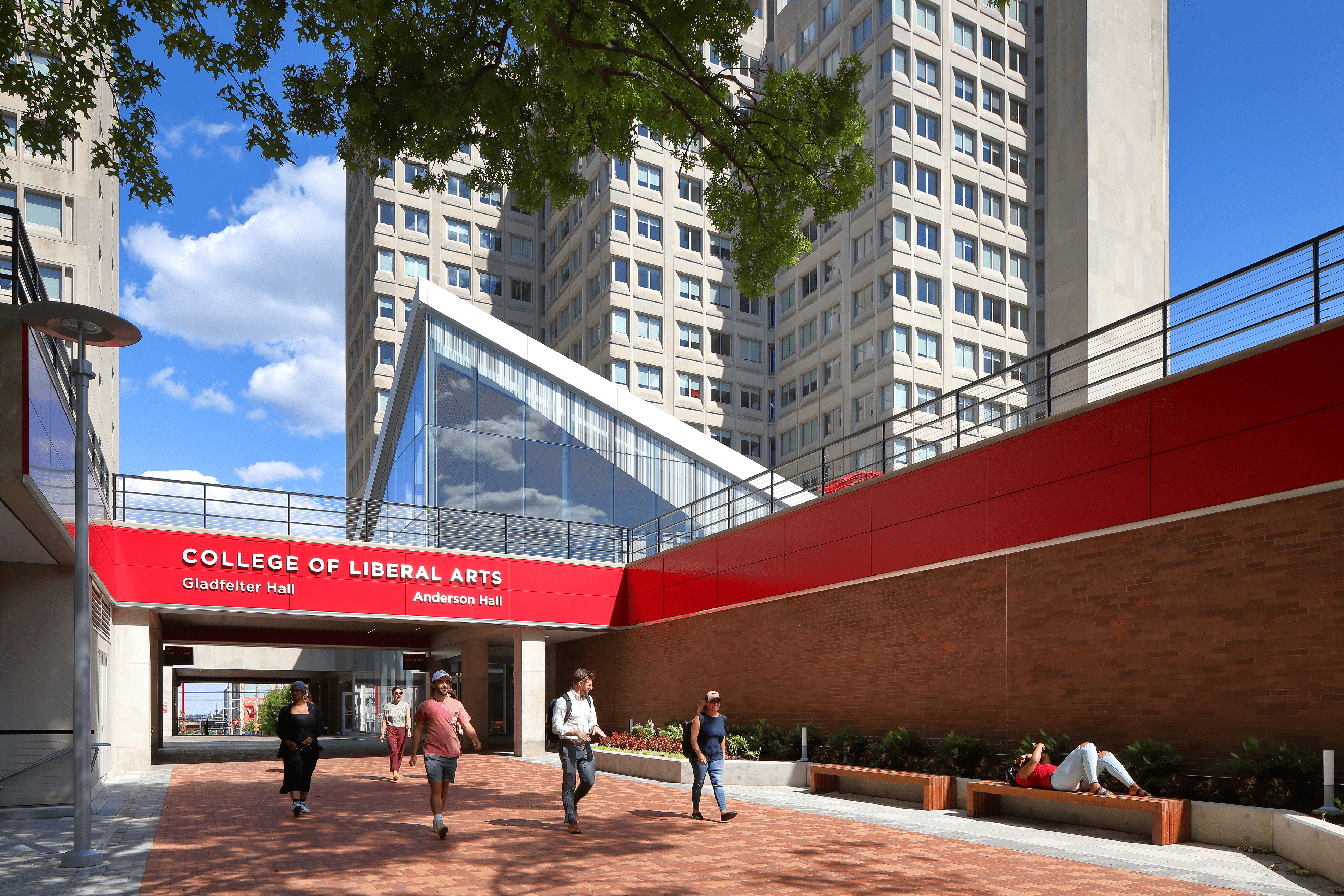 photo of Anderson Hall from ground level