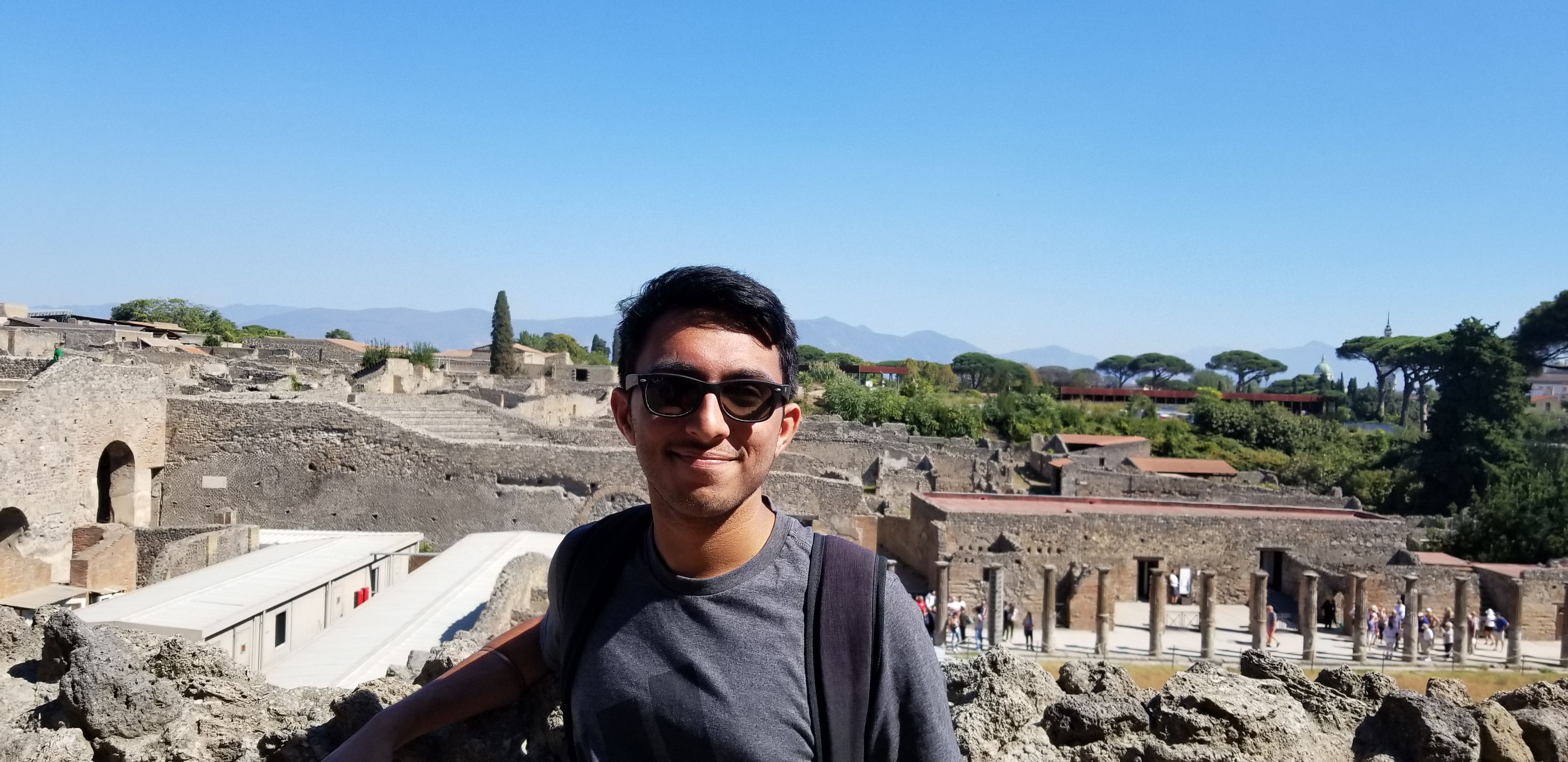 image of student Ankit in Rome