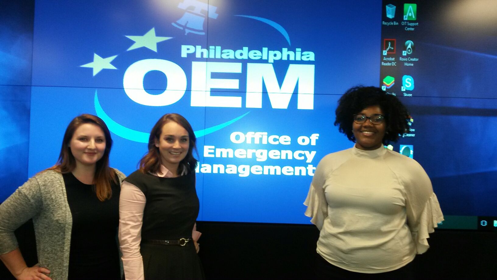 Nadirah Blackman at the OEM internship presentation.