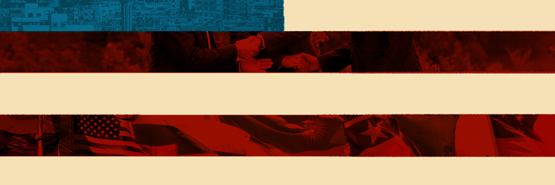 image of the aAmerican flag with graphics in the background