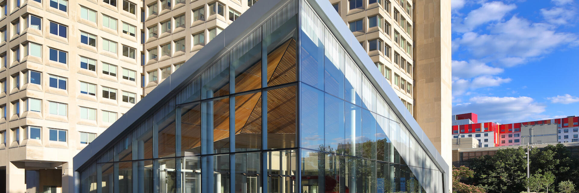 image of the terrace and Mazur Hall