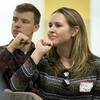 image of Erin Dwyer in a public policy class