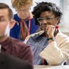 image of student learning in an MPP class