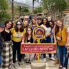 group photo of Spanish students studying abroad in Spain