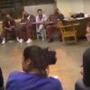 image of training session with inside and outside students