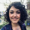 Victoria Sarmiento outside smiling into the camera
