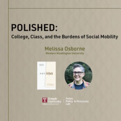 image of Melissa wearing a plaid button down shirt and glasses smiling at the camera with a picture of her book cover next to her against a tan background