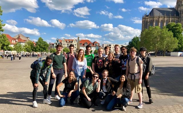 image of study abroad students in Leipzig 