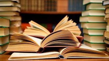 image of stacks of books