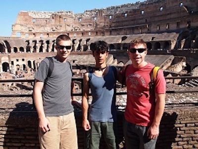 image of students at the colosseum
