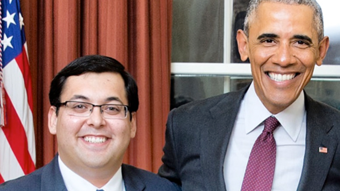 David Lopez and President Barack Obama