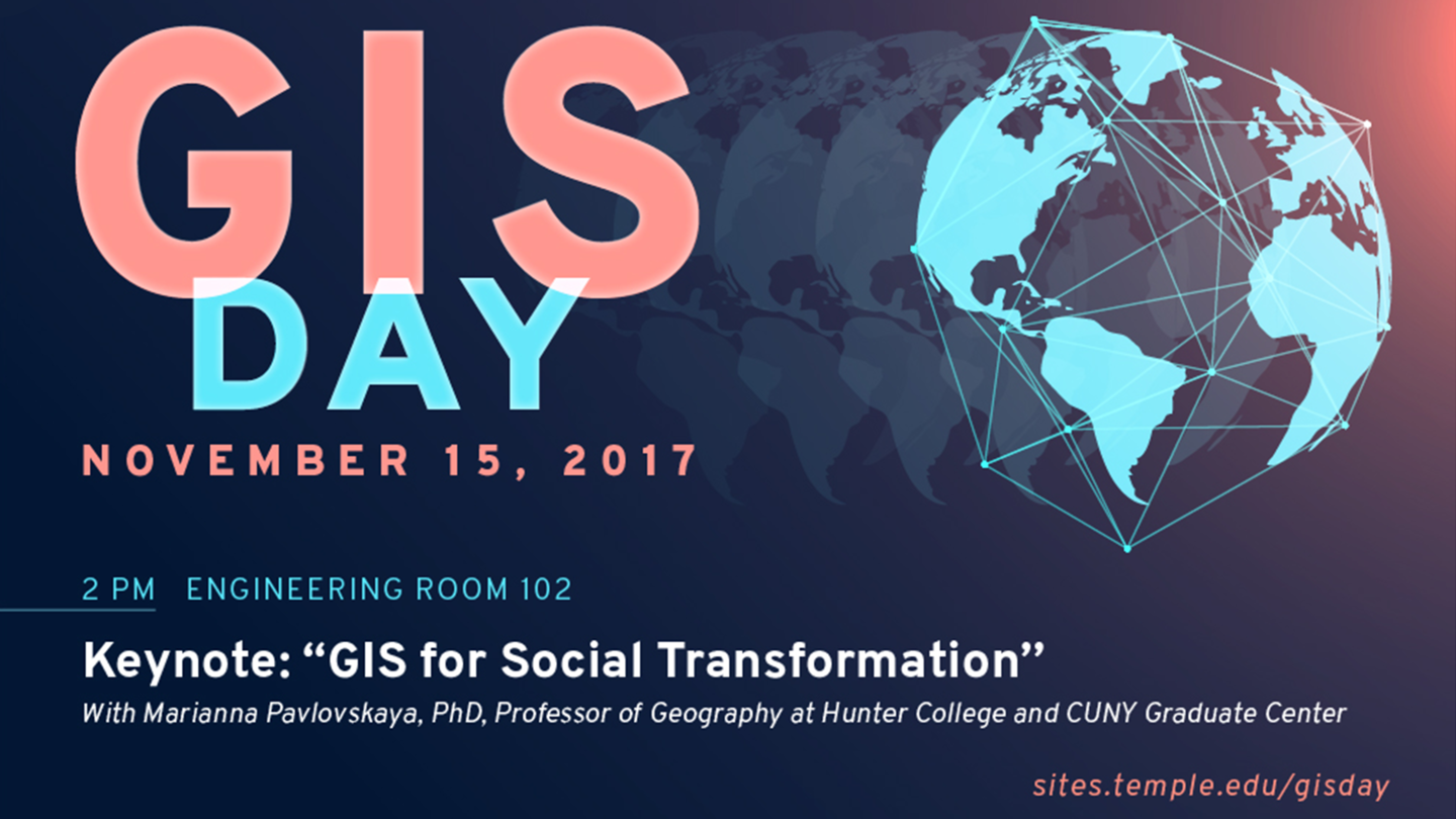 GIS Day 2017 flyer