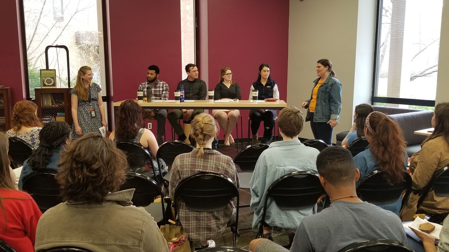 College of Liberal Arts alumni speak to students on careers in sustainability