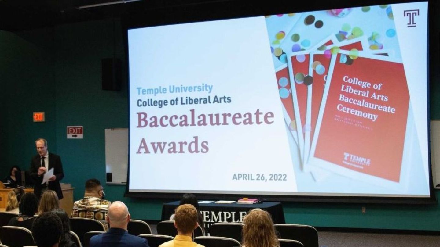 image of 2022 CLA Baccalaureate Award ceremony