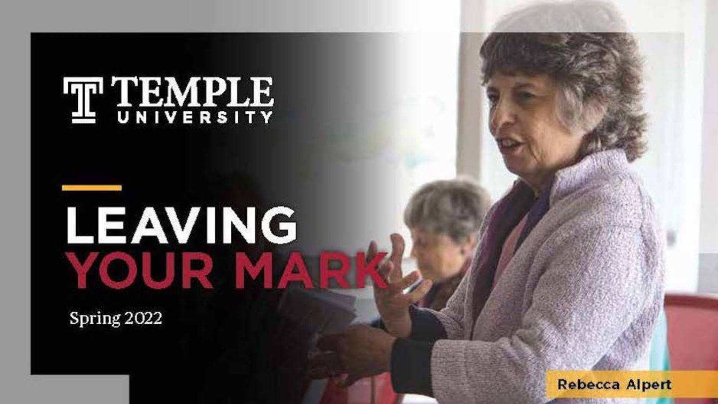 image of Rebecca Alpert teaching