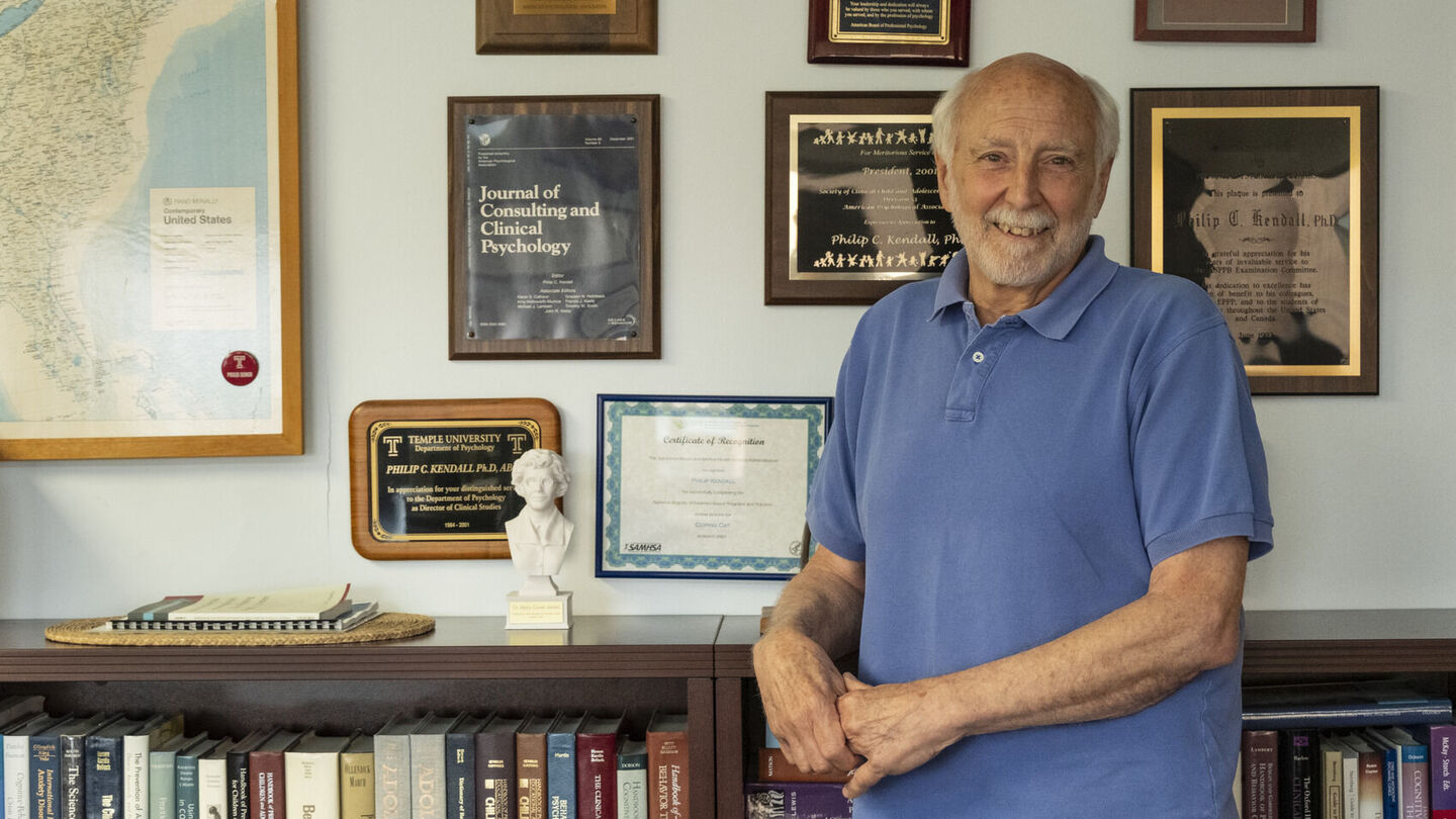 Philip C. Kendall is the founder and director of Temple’s Child and Adolescent Anxiety Disorders Clinic.
